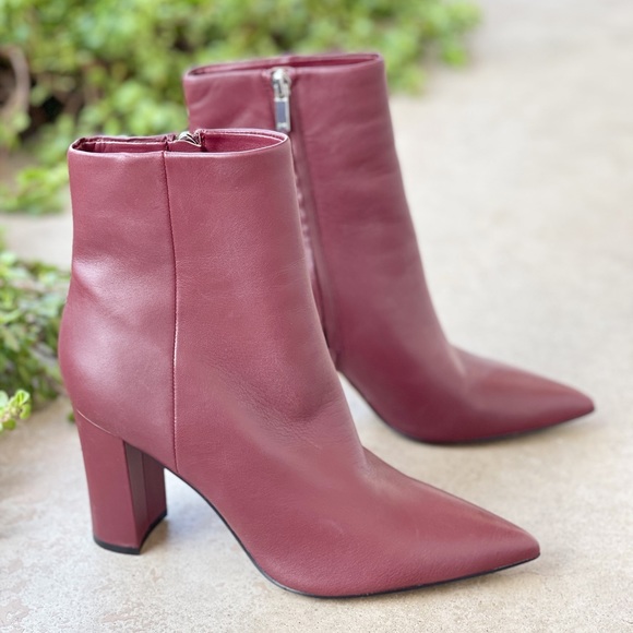 Marc Fisher Shoes - Marc Fisher Ulani Leather Pointy Toe Bootie